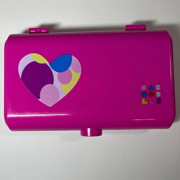 Caboodles Handbags - Caboodles Take It Forever Fun Cosmetic Case Hot Pink Heart